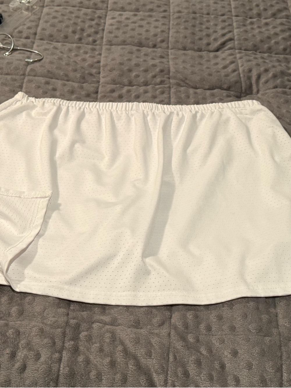 bcg White Athletic Skort with Elastic Waistband